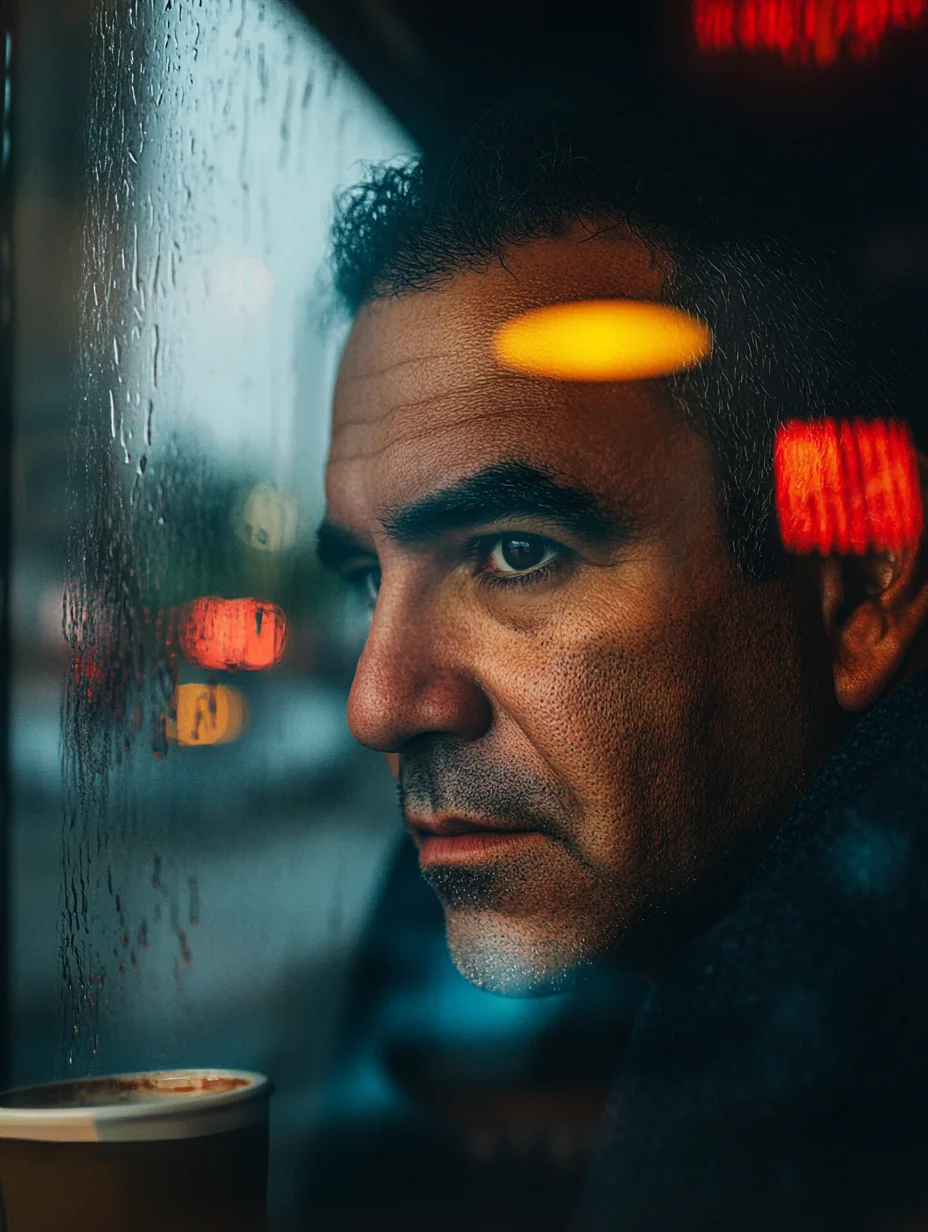 A Cuban American diner owner counts her morning till with practiced focus and warm side light.